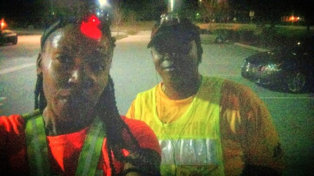 Mona and I getting ready to tackle the Sandhills....