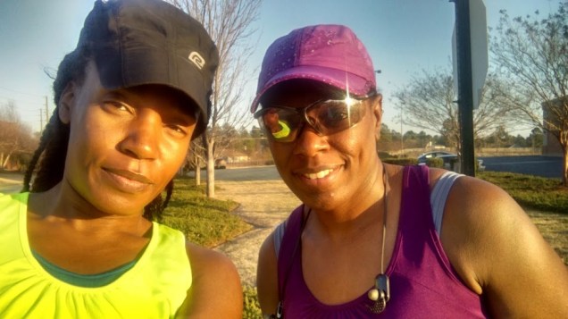 Renita and I doing our thang....