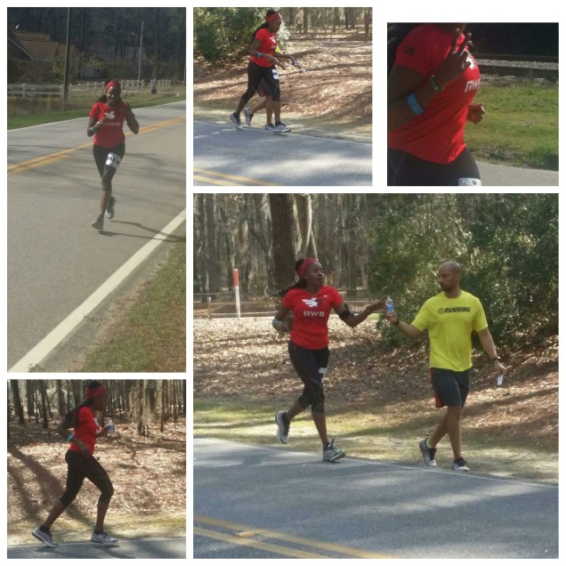 Road support from my team!!!!