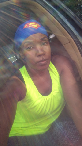 Heading in to boot camp...chanelling my inner power....cuz I sure wasn't feeling it today :-(