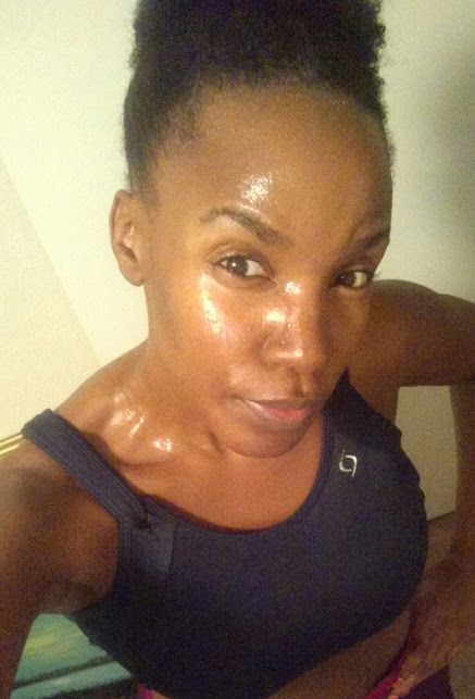 Worked up a sweat...